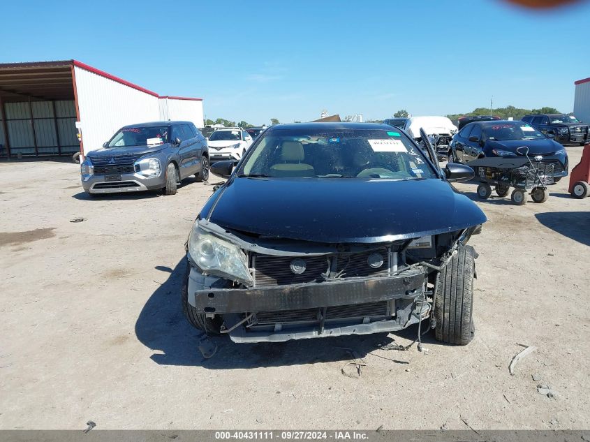 2012 Toyota Camry Xle V6 VIN: 4T1BK1FK0CU004687 Lot: 40431111