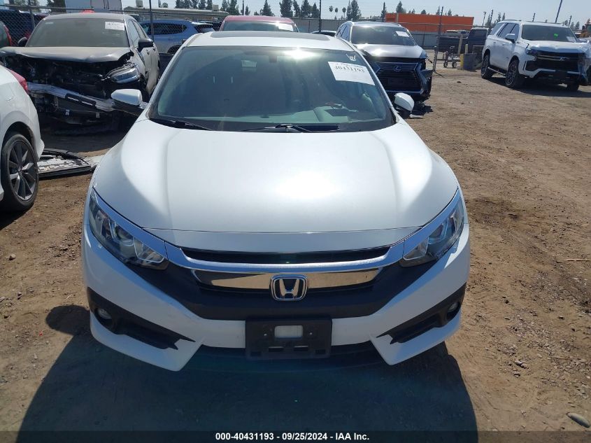 2018 Honda Civic Ex-T VIN: JHMFC1F3XJX015556 Lot: 40431193