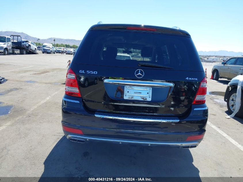 4JGBF8GE6AA609303 2010 Mercedes-Benz Gl 550 4Matic