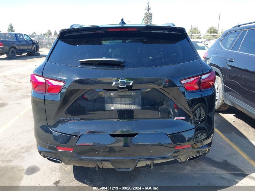 2021 Chevrolet Blazer Fwd Rs VIN: 3GNKBERS6MS503784 Lot: 40431219