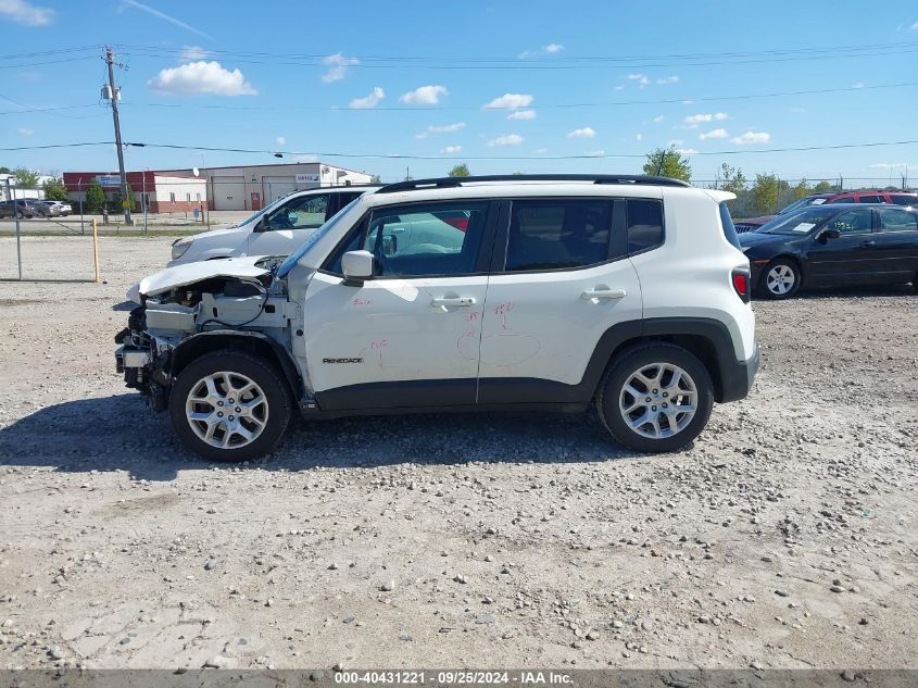 2018 Jeep Renegade Latitude Fwd VIN: ZACCJABB4JPJ68442 Lot: 40431221