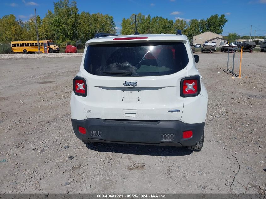 2018 Jeep Renegade Latitude Fwd VIN: ZACCJABB4JPJ68442 Lot: 40431221