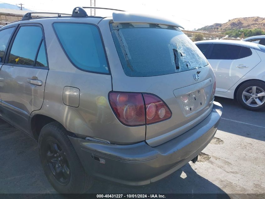 1999 Lexus Rx 300 Luxury Suv VIN: JT6HF10UXX0048889 Lot: 40431227