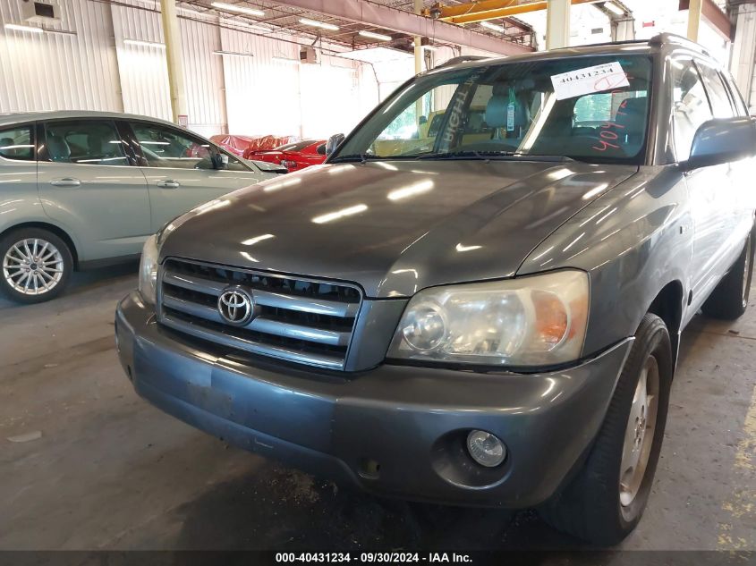 2005 Toyota Highlander Limited VIN: JTEEP21A350092129 Lot: 40431234