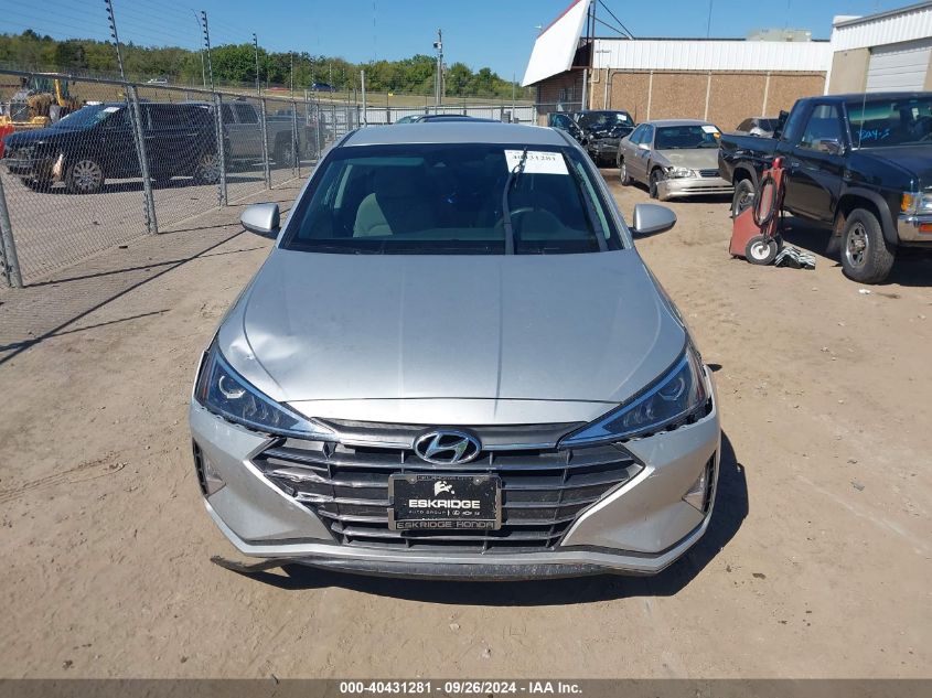 2019 Hyundai Elantra Sel VIN: 5NPD84LF2KH438347 Lot: 40431281