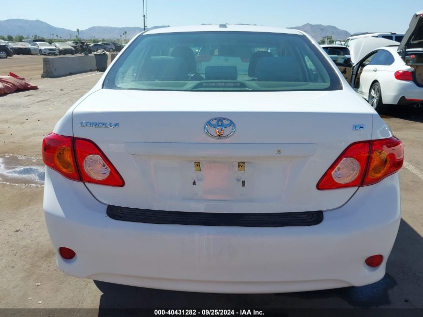 2010 Toyota Corolla Le VIN: 1NXBU4EE5AZ216778 Lot: 40431282