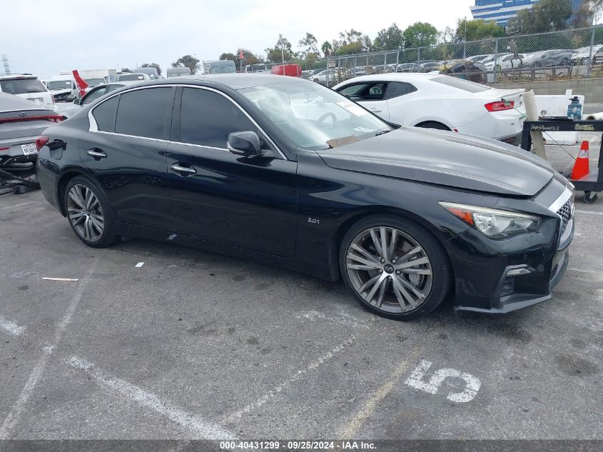 2019 Infiniti Q50 3.0T Sport VIN: JN1EV7APXKM510205 Lot: 40431299