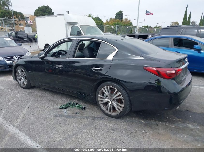 2019 Infiniti Q50 3.0T Sport VIN: JN1EV7APXKM510205 Lot: 40431299