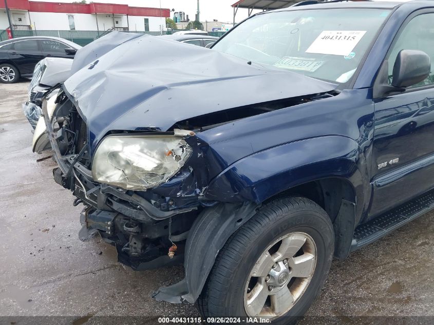 2006 Toyota 4Runner Sr5 V6 VIN: JTEBU14R968053510 Lot: 40431315