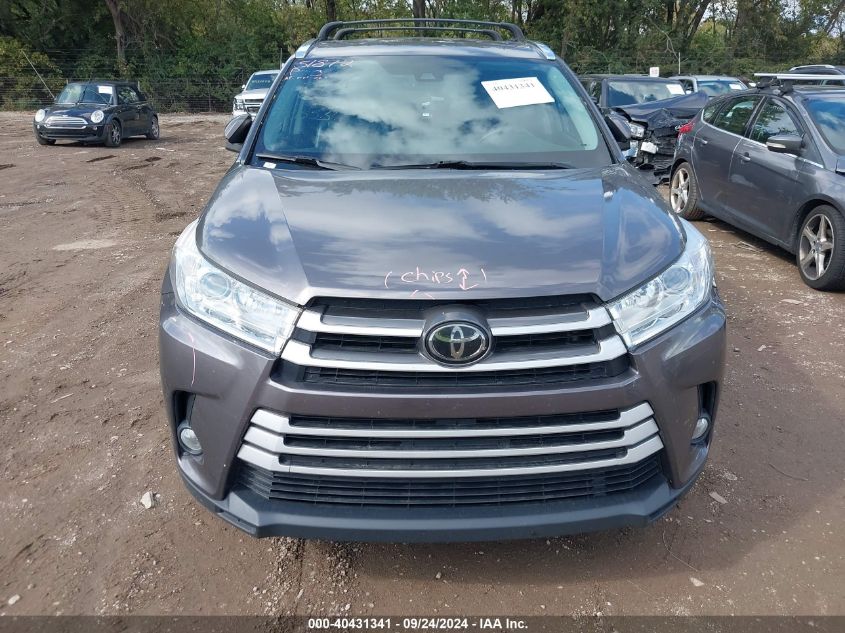 2019 Toyota Highlander Xle VIN: 5TDKZRFH6KS559553 Lot: 40431341