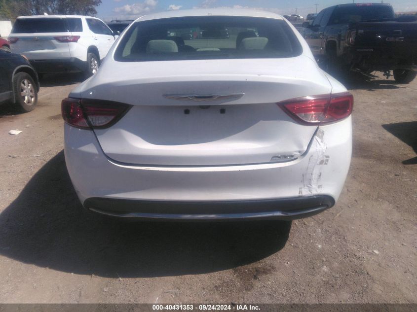 2015 Chrysler 200 Limited VIN: 1C3CCCAB9FN527637 Lot: 40431353