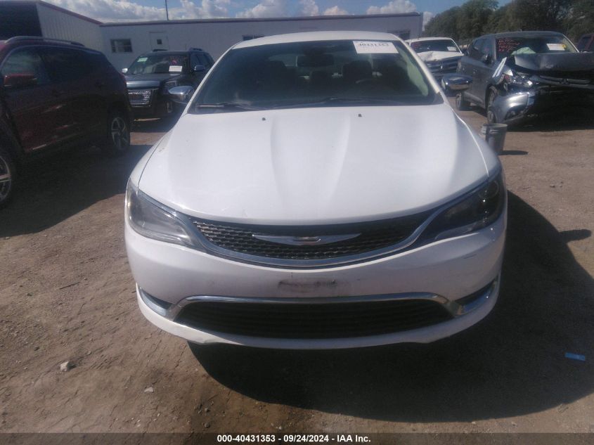 2015 Chrysler 200 Limited VIN: 1C3CCCAB9FN527637 Lot: 40431353