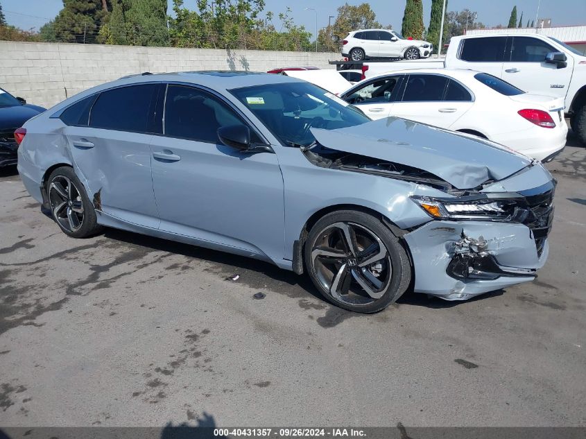 1HGCV2F30NA024670 2022 Honda Accord Sport 2.0T