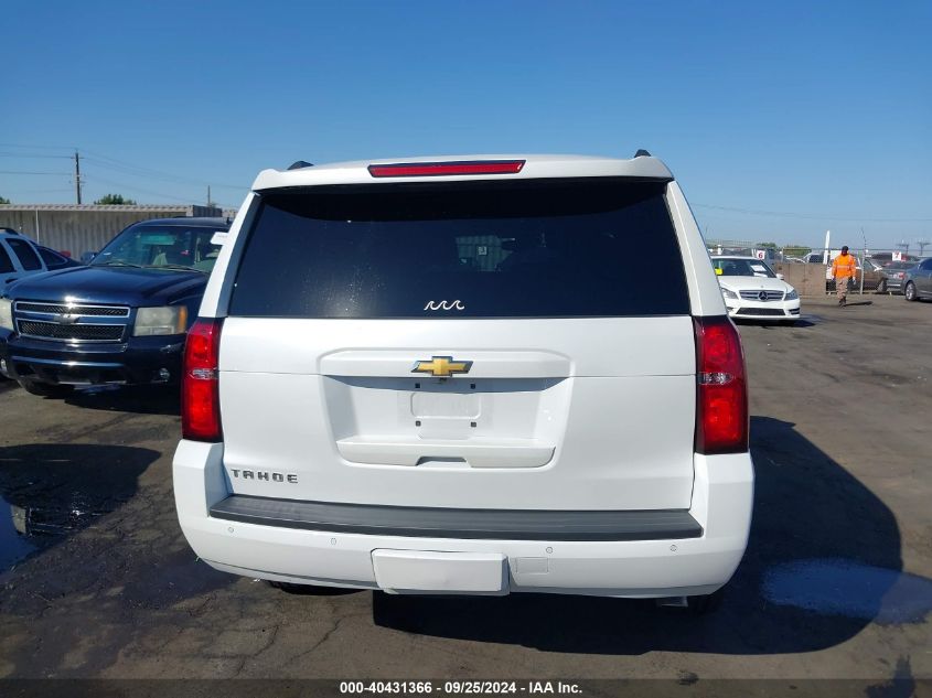 2016 Chevrolet Tahoe Lt VIN: 1GNSKBKC8GR459022 Lot: 40431366