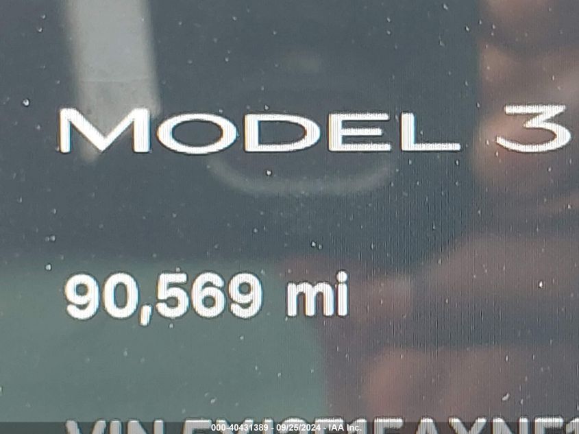 2022 Tesla Model 3 VIN: 5YJ3E1EAXNF188718 Lot: 40431389