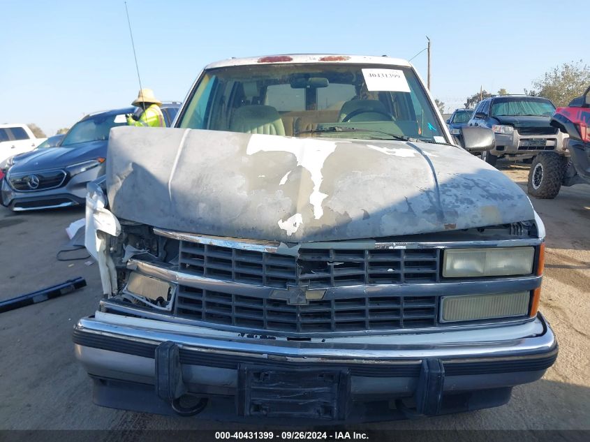 1993 Chevrolet Suburban K1500 VIN: 1GNFK16K7PJ412205 Lot: 40431399