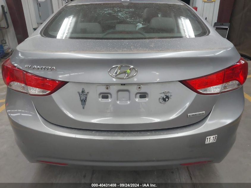 2012 Hyundai Elantra Limited (Ulsan Plant) VIN: KMHDH4AE7CU319139 Lot: 40431408