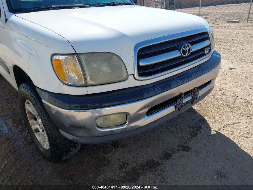 2002 Toyota Tundra Sr5 V8 VIN: 5TBBT44172S303005 Lot: 40431417