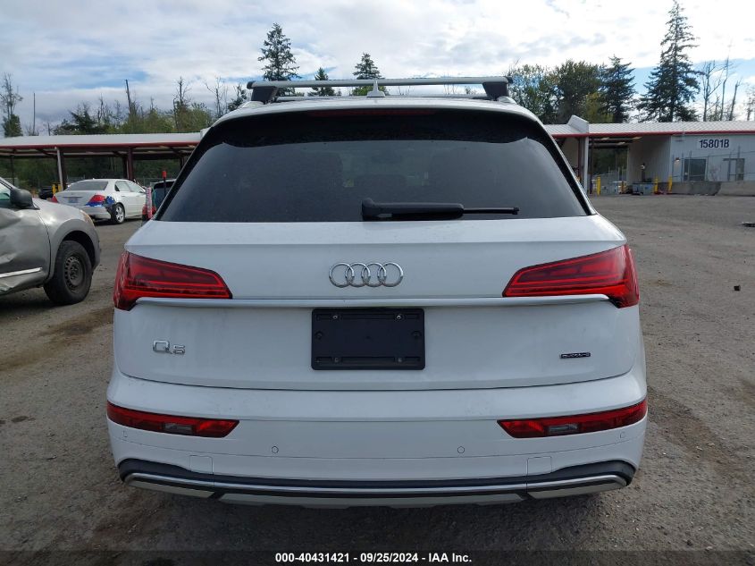 2021 Audi Q5 Premium 45 Tfsi Quattro S Tronic VIN: WA1AAAFY6M2102914 Lot: 40431421