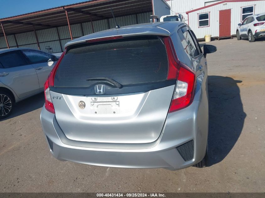 2015 Honda Fit Lx VIN: 3HGGK5H5XFM757789 Lot: 40431434