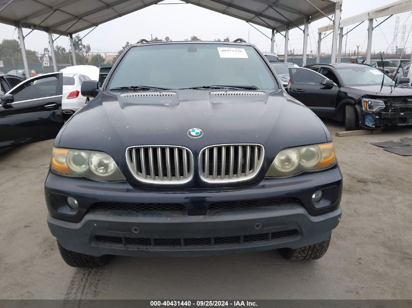 2006 BMW X5 4.4I VIN: 5UXFB53546LV17042 Lot: 40431440