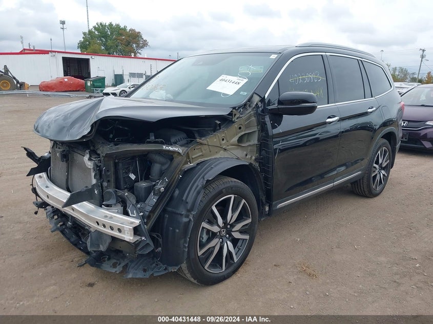 VIN 5FNYF6H02KB041307 2019 HONDA PILOT ELITE