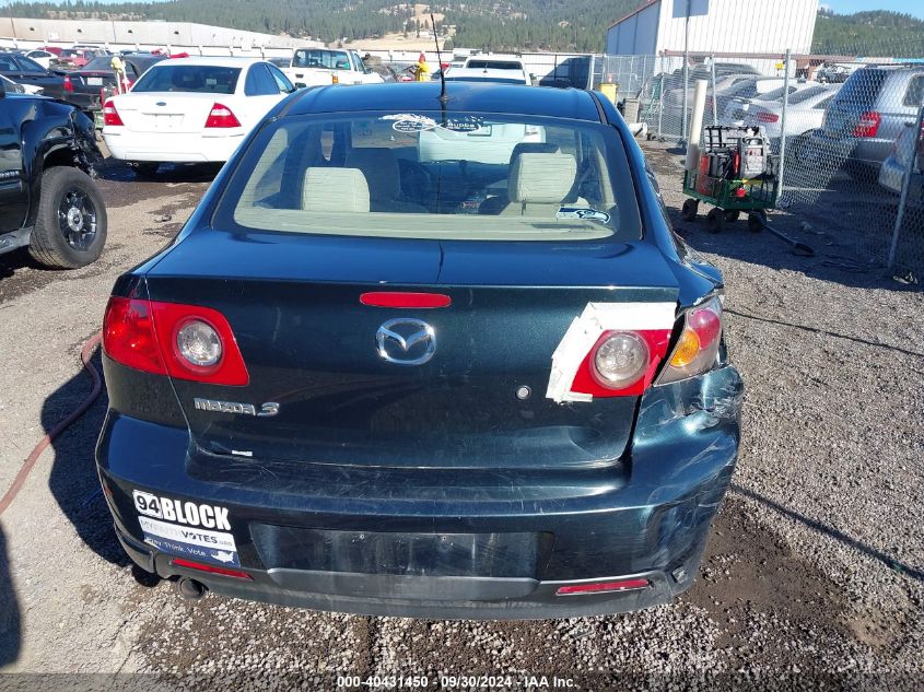 2005 Mazda Mazda3 I VIN: JM1BK12F651273181 Lot: 40431450