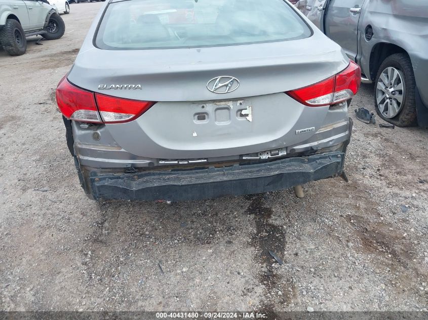 2012 Hyundai Elantra Limited (Ulsan Plant) VIN: KMHDH4AE3CU308588 Lot: 40431480