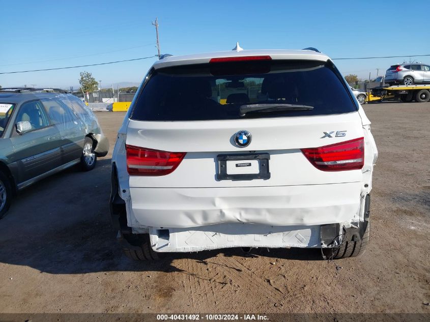 2016 BMW X5 xDrive35I VIN: 5UXKR0C55G0U48796 Lot: 40431492