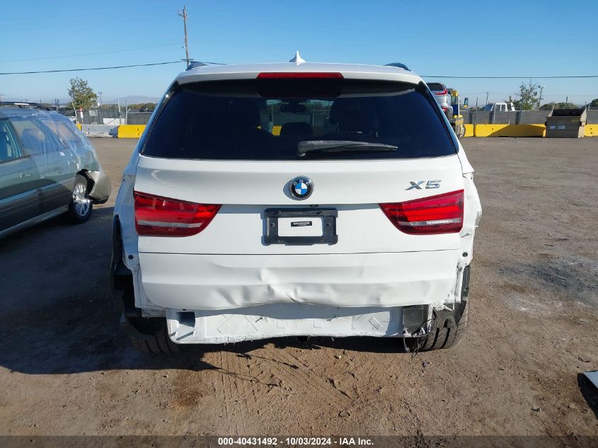 2016 BMW X5 xDrive35I VIN: 5UXKR0C55G0U48796 Lot: 40431492