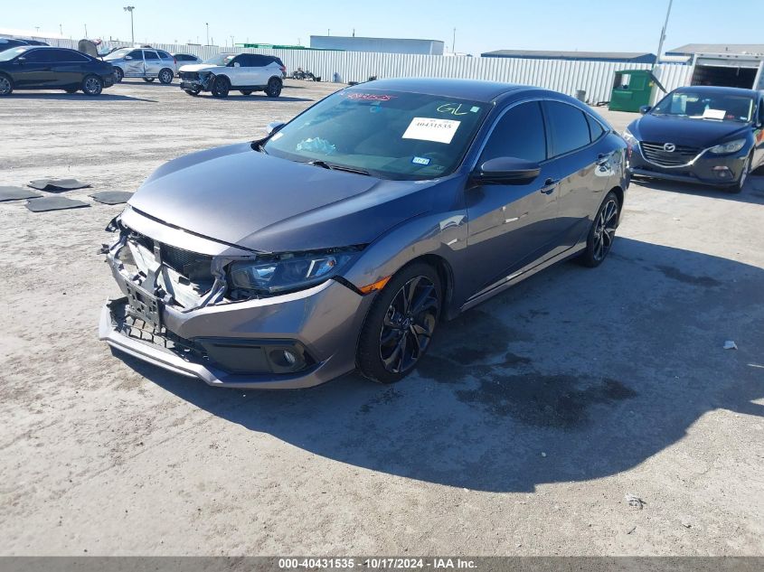 2020 Honda Civic Sport VIN: 19XFC2F81LE215991 Lot: 40431535