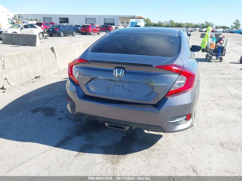 2020 Honda Civic Sport VIN: 19XFC2F81LE215991 Lot: 40431535