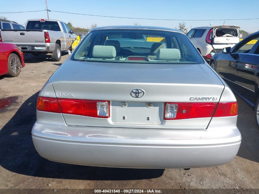 2001 Toyota Camry Le VIN: JT2BG22KX10567311 Lot: 40431540