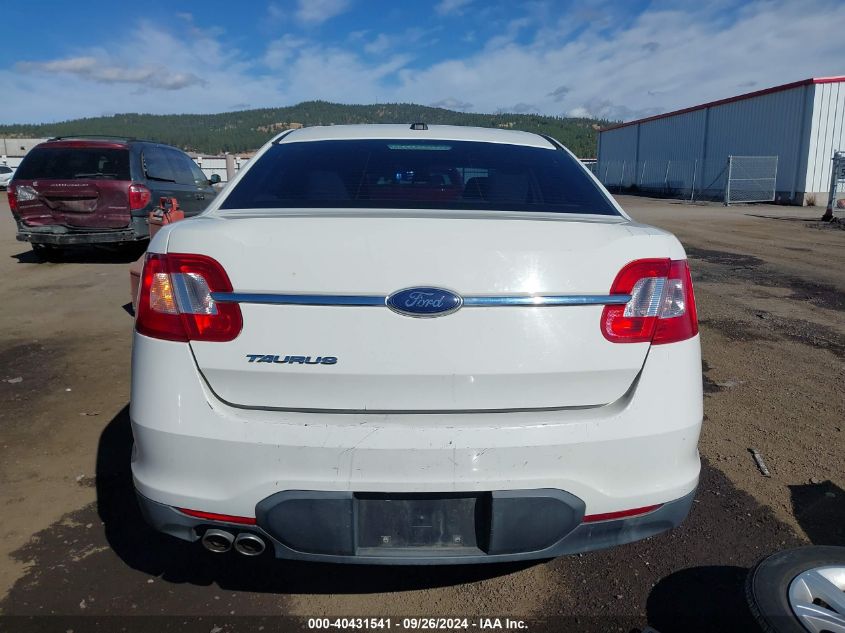 2010 Ford Taurus Se VIN: 1FAHP2DW4AG141824 Lot: 40431541