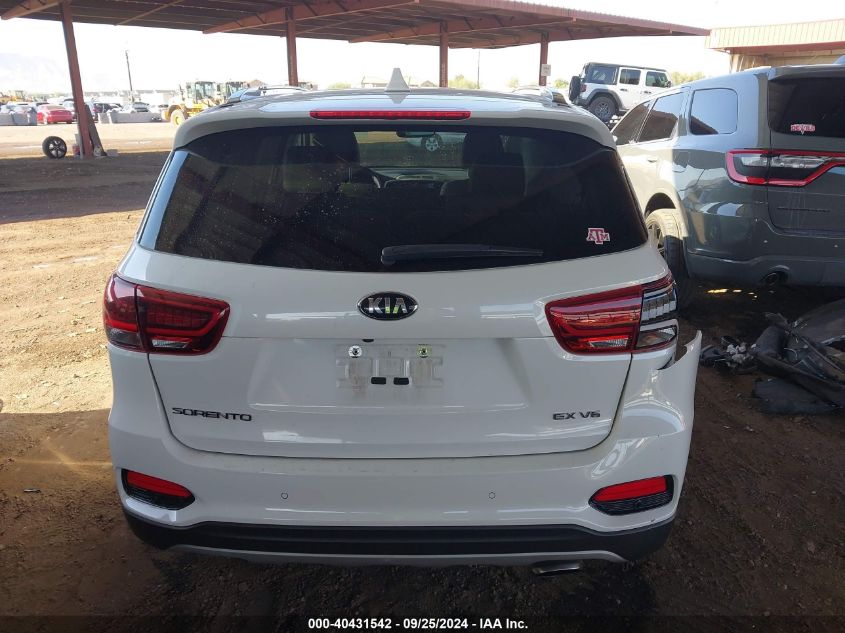 2019 KIA SORENTO 3.3L EX - 5XYPH4A58KG502826