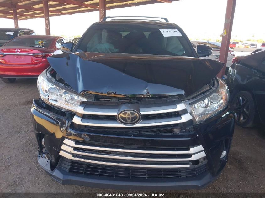 2019 Toyota Highlander Le Plus VIN: 5TDZZRFH9KS318620 Lot: 40431548