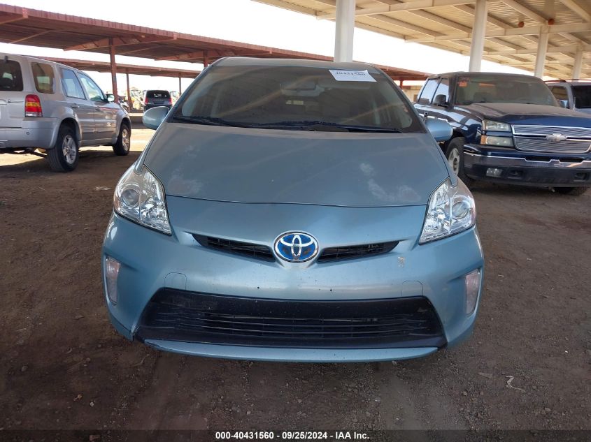 2013 Toyota Prius Two VIN: JTDKN3DU4D1668070 Lot: 40431560