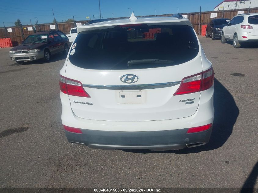 2013 Hyundai Santa Fe Limited VIN: KM8SRDHF5DU004893 Lot: 40431563