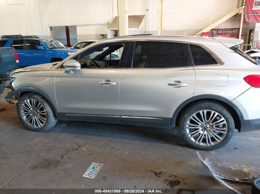 2018 Lincoln Mkx Reserve VIN: 2LMPJ8LR1JBL12543 Lot: 40431569