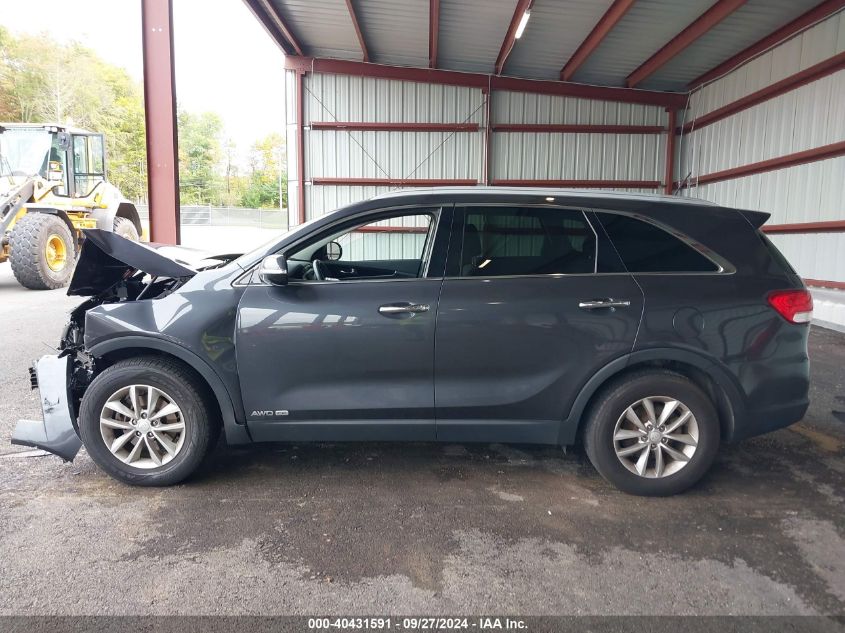 2018 Kia Sorento 3.3L Lx VIN: 5XYPGDA57JG368019 Lot: 40431591