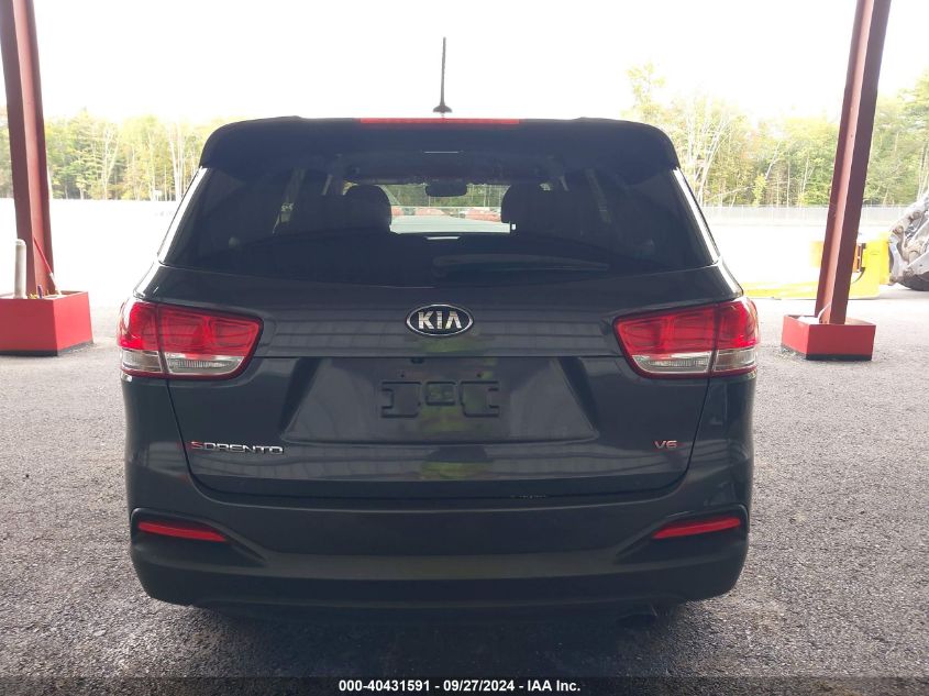 2018 Kia Sorento 3.3L Lx VIN: 5XYPGDA57JG368019 Lot: 40431591