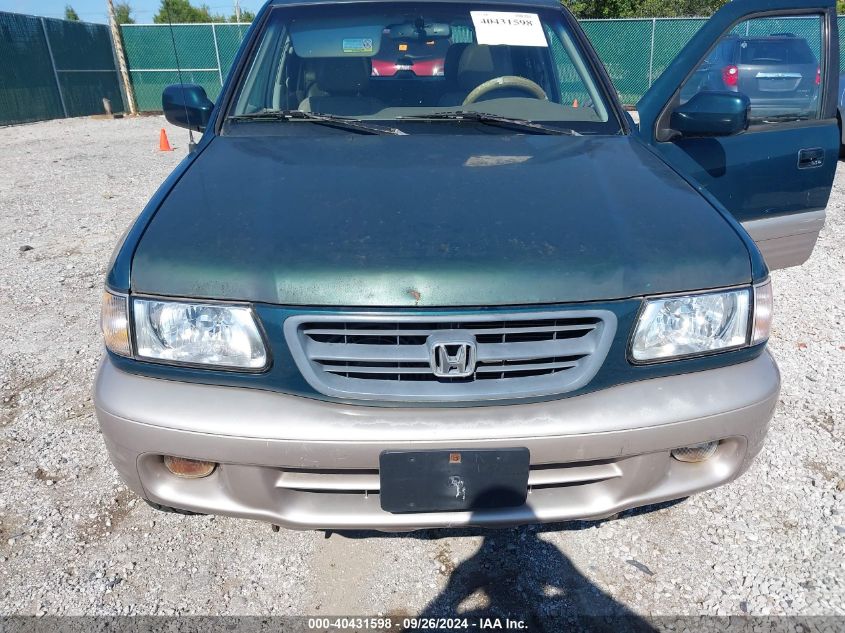 2000 Honda Passport Ex/Lx VIN: 4S6DM58W5Y4411090 Lot: 40431598