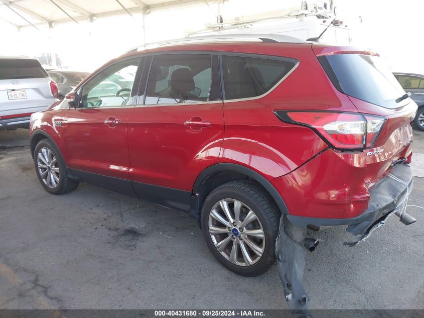 2017 FORD ESCAPE TITANIUM - 1FMCU9J98HUD26972