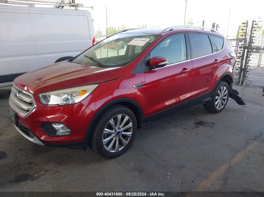 2017 FORD ESCAPE TITANIUM - 1FMCU9J98HUD26972