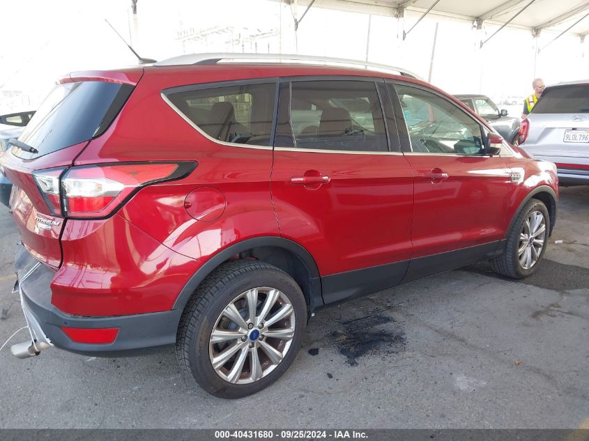 2017 FORD ESCAPE TITANIUM - 1FMCU9J98HUD26972