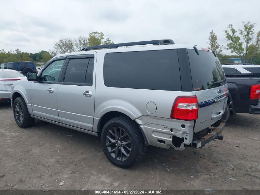 1FMJK2AT9HEA66124 2017 Ford Expedition El Limited