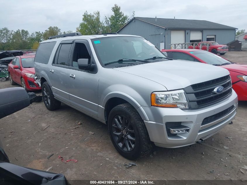 1FMJK2AT9HEA66124 2017 Ford Expedition El Limited