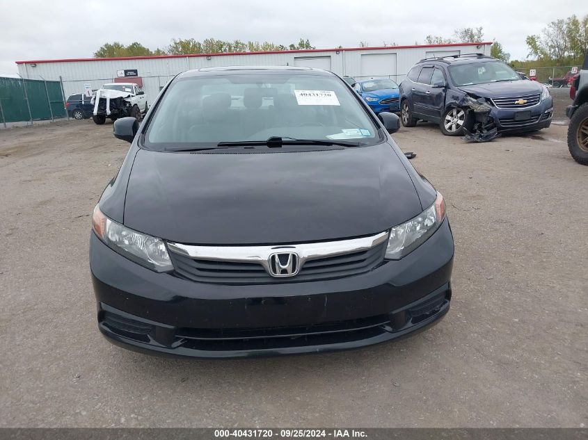 19XFB2F95CE071437 2012 Honda Civic Ex-L