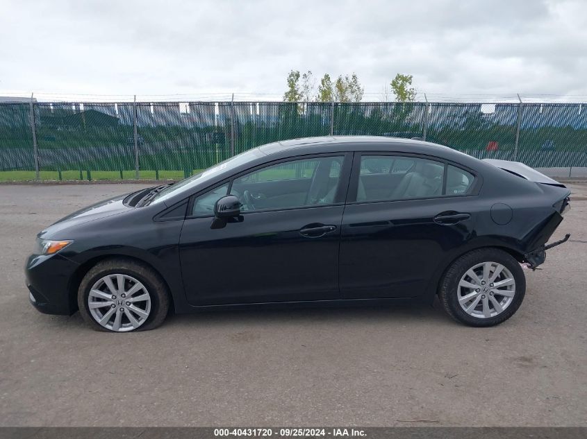 19XFB2F95CE071437 2012 Honda Civic Ex-L