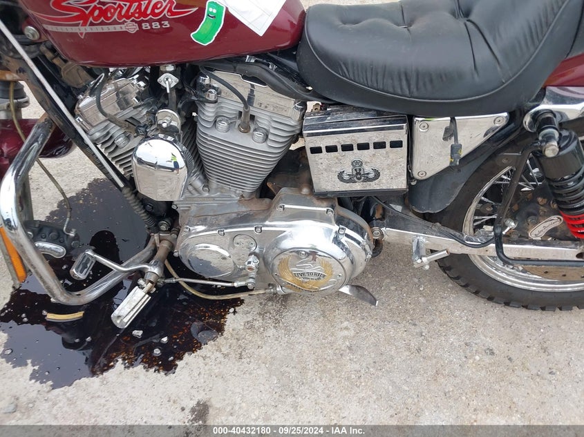 2000 HARLEY-DAVIDSON XL883 HUGGER - 1HD4CEM17YK147214